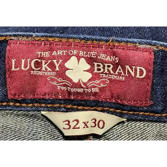 Lucky Brand 361 Jeans Mens Size 32 x 30 Vintage Straight Dark Wash Cotton Denim - Picture 3 of 13